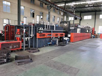 可控氣氛輥底式鹽浴淬火爐生產線（馬氏體）